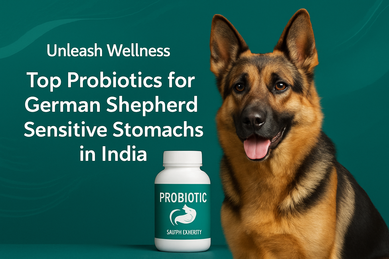 Image showcasing Best Probiotics for German Shepherd Sensitive Stomachs in In