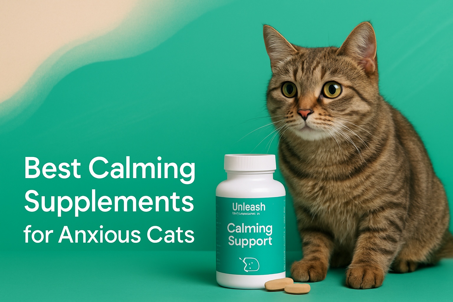 Image showcasing Best Calming Supplements for Anxious Cats in India