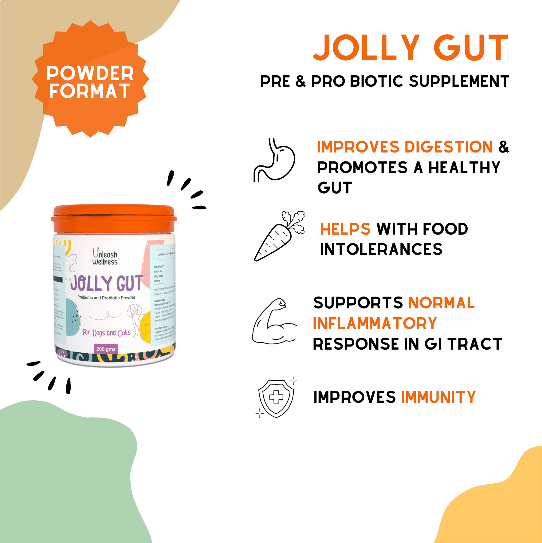 Healthy Gut, Skin & Coat Combo - Unleash Wellness