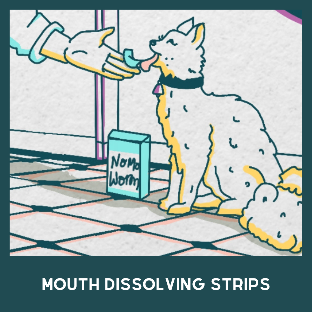 mouth dissolving strips for pets