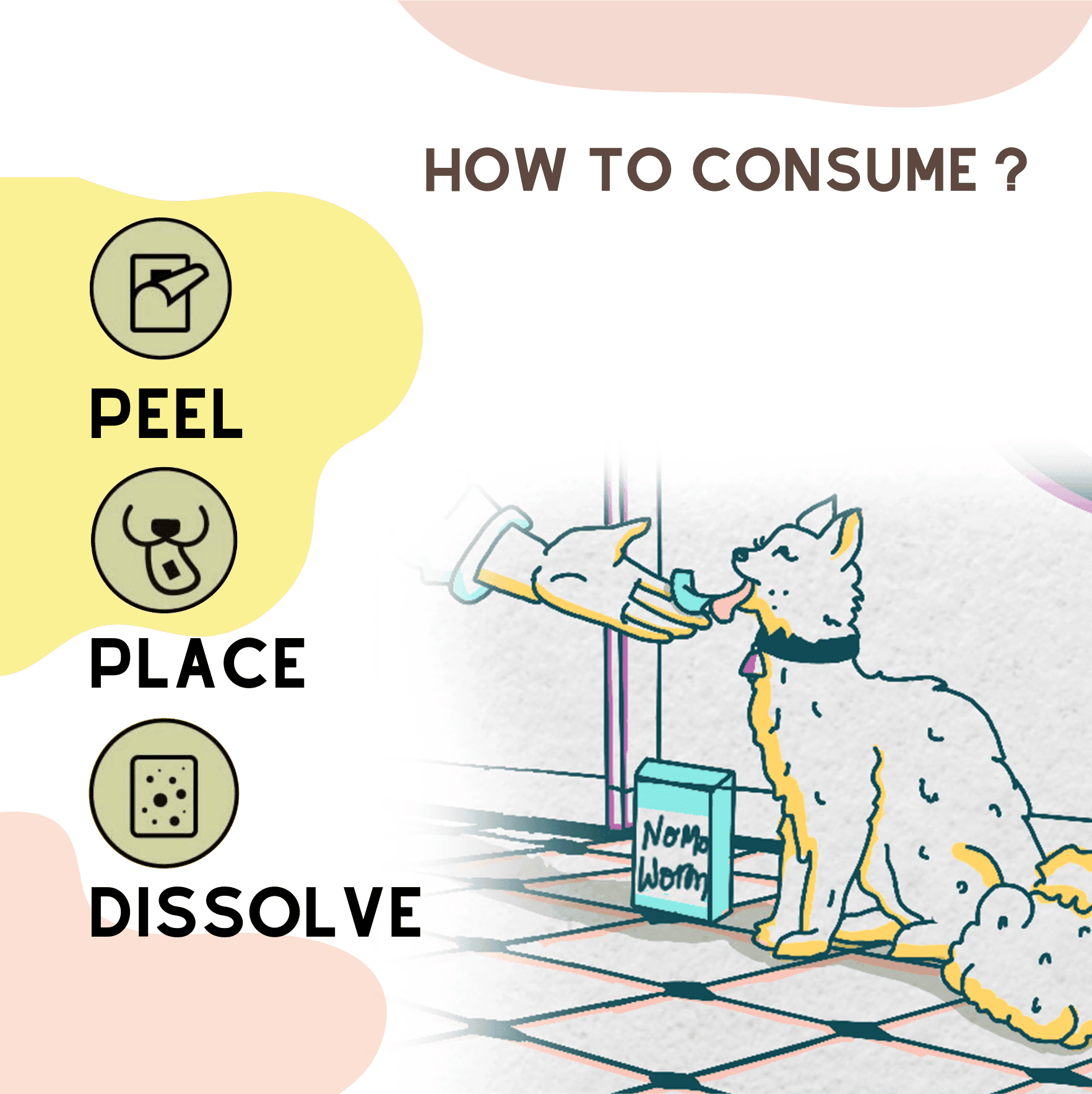 Free NOMO WORM - Natural Deworming Strips - Unleash Wellness