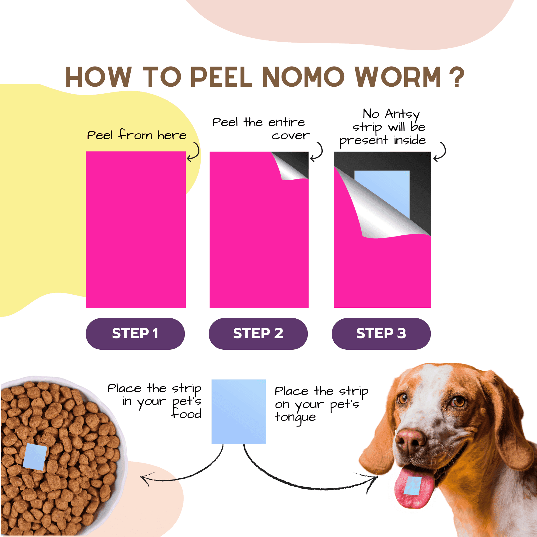 Free NOMO WORM - Natural Deworming Strips - Unleash Wellness