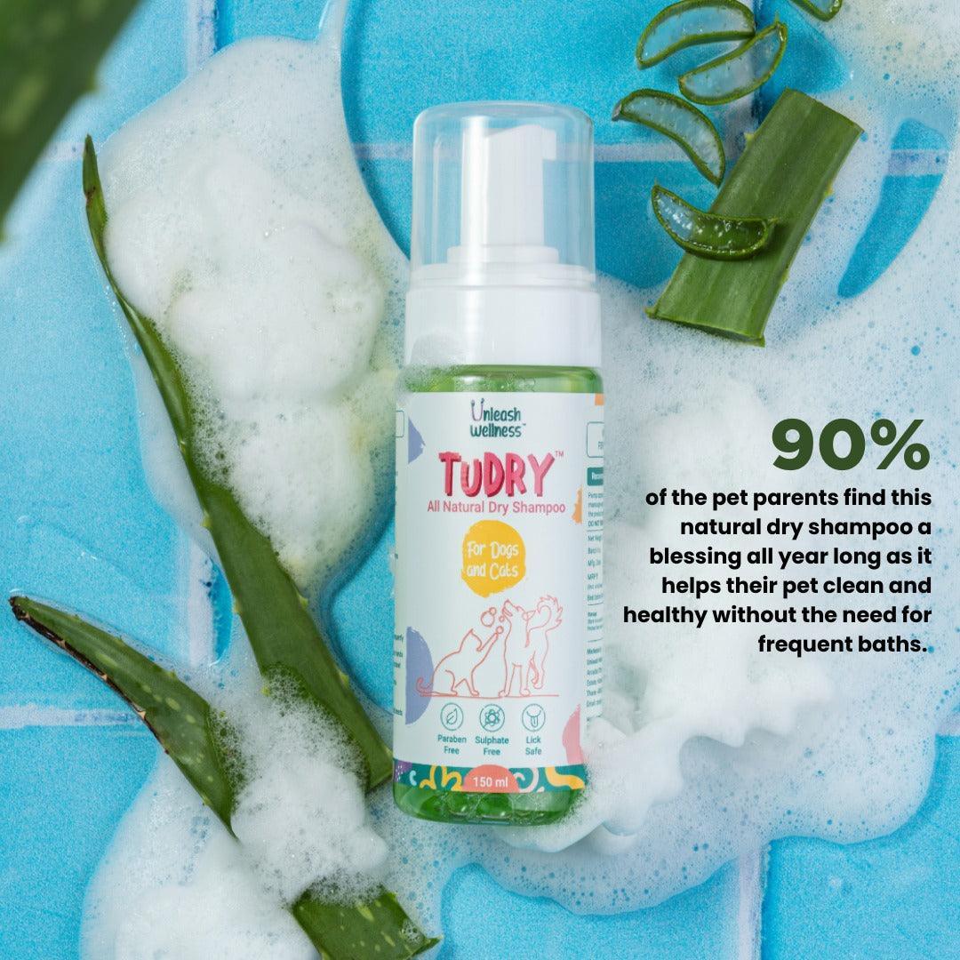 TuDRY® - Dry Shampoo with Neem & Aloe Vera - Unleash Wellness