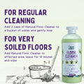 Unleash Wellness pet-safe lemongrass floor cleaner bottle, child & pet friendly, for all floor types and dog health product use
