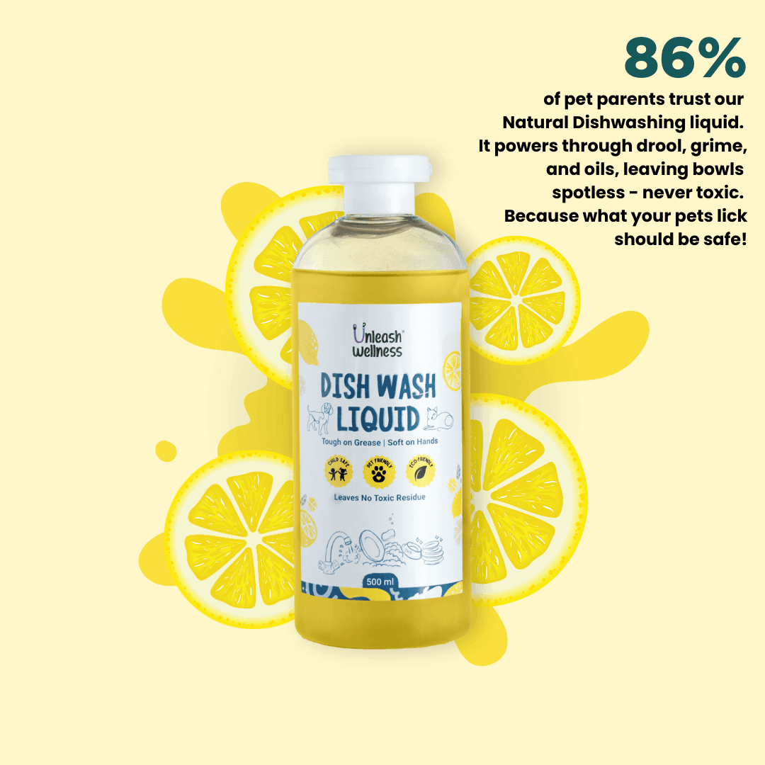 Unleash Wellness® Natural Dish Wash Liquid for Pets - Lime - Unleash Wellness