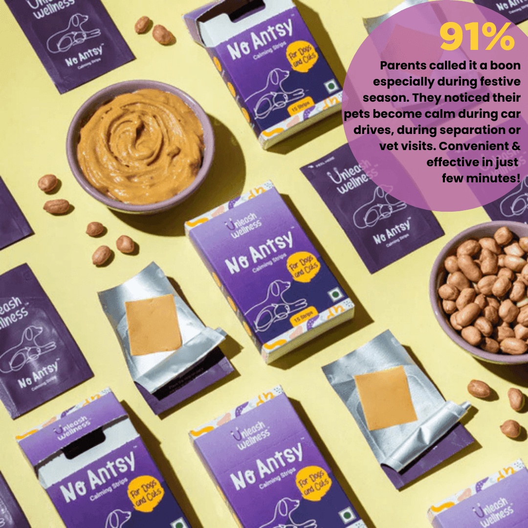 NO ANTSY® - Natural Calming Strips for Dogs & Cats - Unleash Wellness